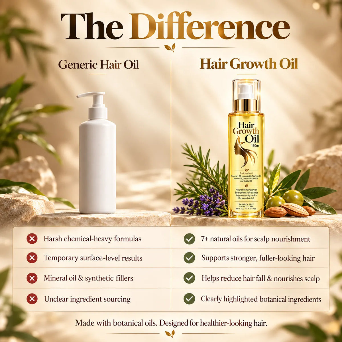 7-Oil Nourishing Botanical Hair Revival Elixir